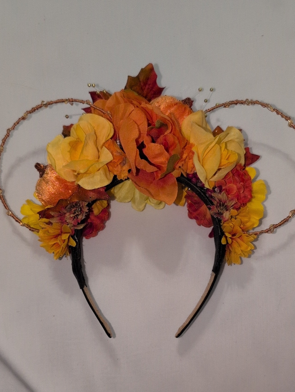 Disney Thanksgiving/Autumn Themed Floral Ears